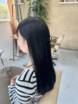 ロング カラー ブリーチなしwカラー /艶カラー/oukaのヘアスタイル