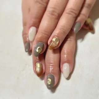 ネイル ⚜️個性派ネイル⚜️ ℝ𝕖𝕟𝕒🦉のネイルデザイン