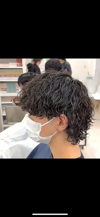 ショート パーマ メンズ dot.グループ指名 No.1橋本滉太のヘアスタイル