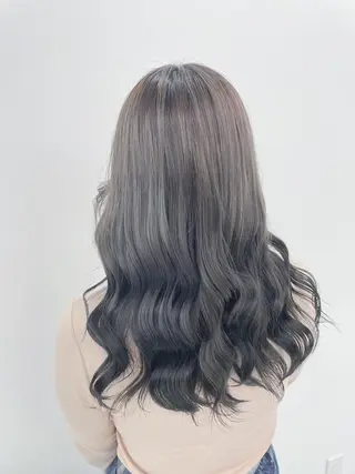 セミロング カラー 韓国ヘア指名率 No. 1小堀京介のヘアスタイル