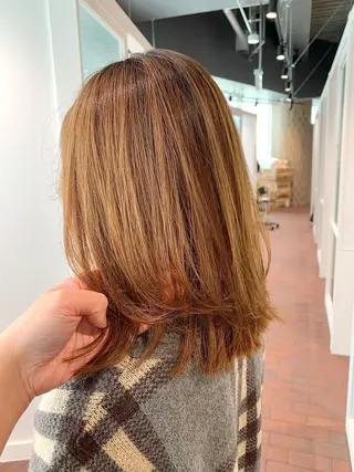 ショート ヘアアレンジ 髪と心を整える美容師 透明感カラー/ボブのヘアスタイル