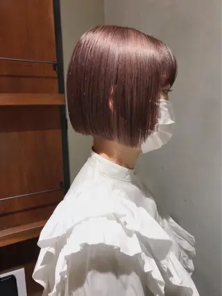 ショート カラー 🪼ボブ/ミニボブ レイヤーボブ🪼のヘアスタイル