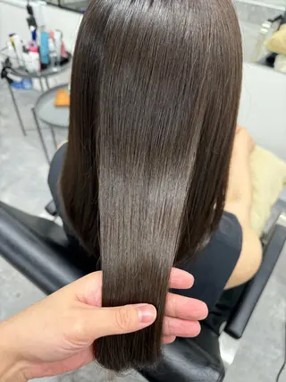 セミロング 髪質改善メニュー 長井 美佐子のヘアスタイル