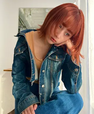 ミディアム カラー 《Une》 hinariのヘアスタイル