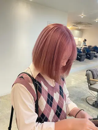 ショート カラー mizu🐾 hair braceのヘアスタイル