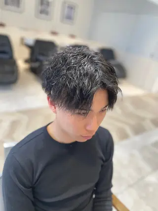 ショート パーマ メンズ メンズパーマ/カット / 古川　諒のヘアスタイル