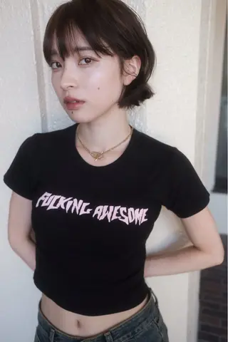 ショート kaito /都立大学herのヘアスタイル