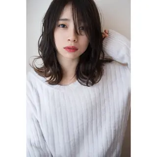 ミディアム 黒崎 伸治のヘアスタイル