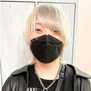 ショート カラー ヘアアレンジ メンズ 🪼個性、雰囲気🪼 ⛈オカダ🎧のヘアスタイル