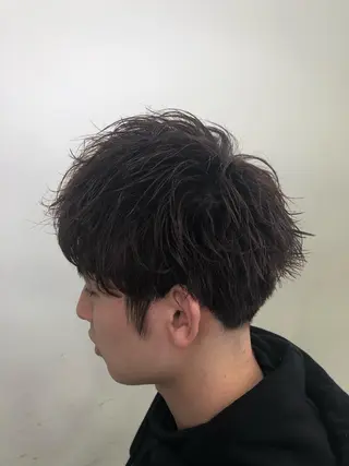 パーマ メンズ メンズ特化 古賀陸斗のヘアスタイル