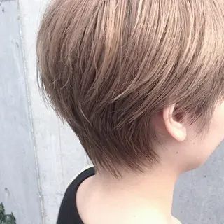 ショート メンズ／パーマ ／レディース髪質改善のヘアスタイル