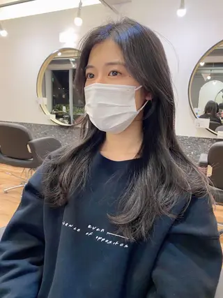 ロング 似合わせレイヤー 🇰🇷荒木洋文のヘアスタイル
