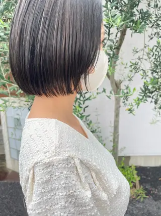 ミディアム 梶原 真帆のヘアスタイル