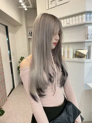 カラー 渋谷 カラー Rukaのヘアスタイル