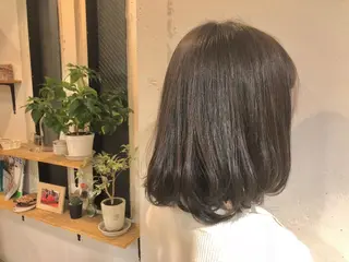 ミディアム カラー ヘアアレンジ 透明感カラー🤎 ゆりのヘアスタイル