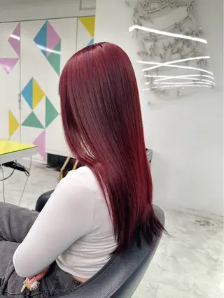 ロング カラー メンズ特化/上野 暖色カラー ダイチのヘアスタイル