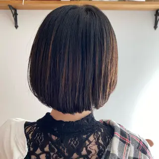 ミディアム ショート& パーマ　坂本のヘアスタイル
