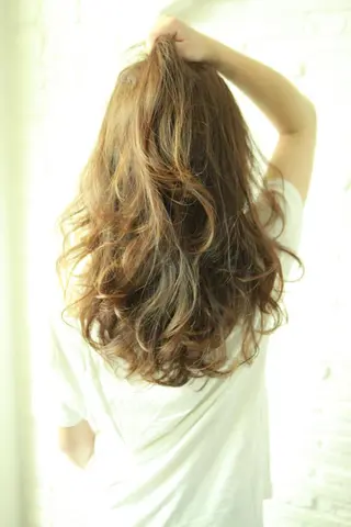 ロング カラー パーマ 薗部 創生のヘアスタイル