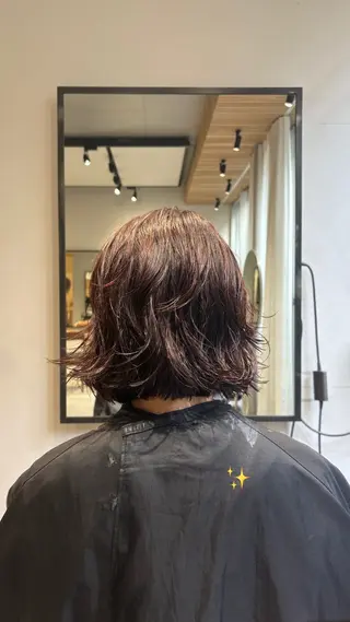 ショート パーマ ボブ/レイヤーカット ✂︎ AYUMIのヘアスタイル
