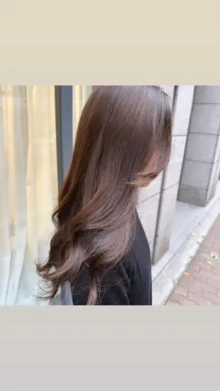 カラー unique 松原吹季のヘアスタイル