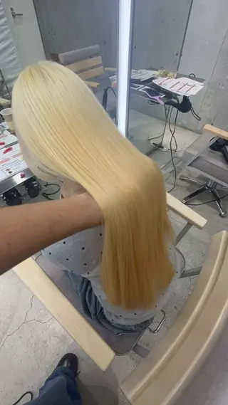 ロング カラー 透明感カラー/ ブリーチ/💓パタオのヘアスタイル