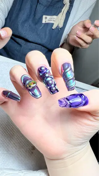 ネイル Eveネイル チップスカルプ専門店のネイルデザイン