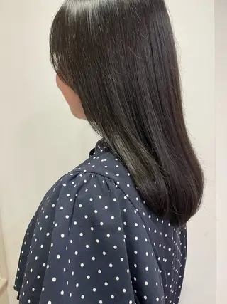 セミロング カラー 向日葵🌻 /レディースカットのヘアスタイル