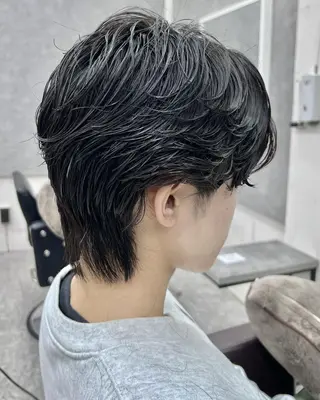パーマ メンズ GLOP HOMME 店長　アオトのヘアスタイル