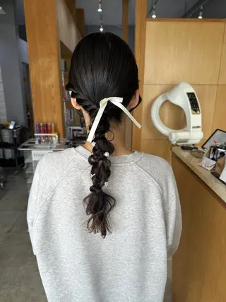 セミロング miloc MOMOKAのヘアスタイル