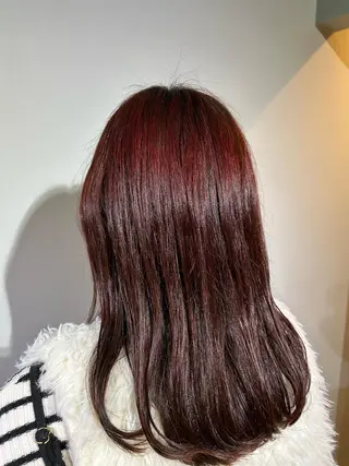 ミディアム 平野 佑有のヘアスタイル