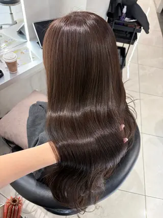 ロング カラー 韓国レイヤー×モテ髪 /MITSUKI🤍のヘアスタイル