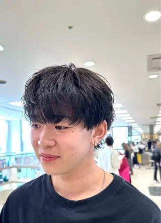 カラー メンズ 艶髪 黄金比みくのヘアスタイル