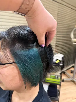 ミディアム 山本 貴之のヘアスタイル