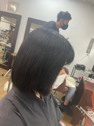 ミディアム ヘアアレンジ くせ毛多毛特化 高橋　淳のヘアスタイル