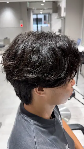 ショート パーマ メンズ 🍀メンズパーマ職人 池袋🍀Yuraのヘアスタイル