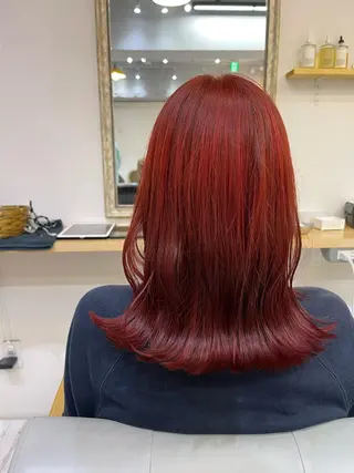 ミディアム カラー 山本 悟志のヘアスタイル