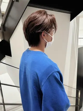 パーマ メンズ 【センターパート】 ETO／江藤翼の眉毛・アイブロウイメージ