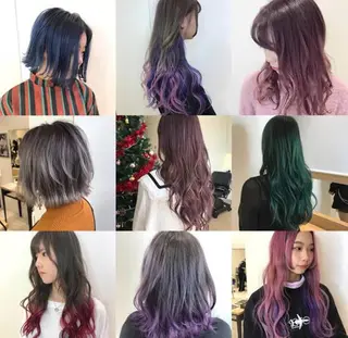 カラー インナーエクステ渋谷 🦋KAJIのヘアスタイル