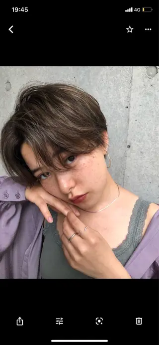 ショート 🌱大森柚紀🐇 うる艶髪🫧のヘアスタイル
