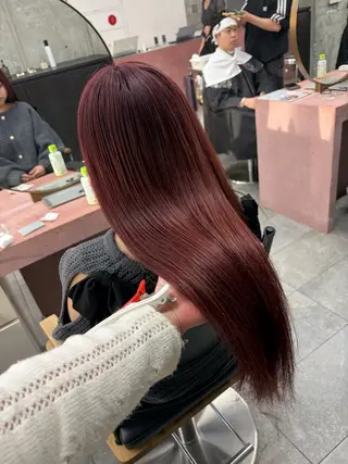 ロング 鈴木瑛里／ブロンド ベージュ／男女のヘアスタイル