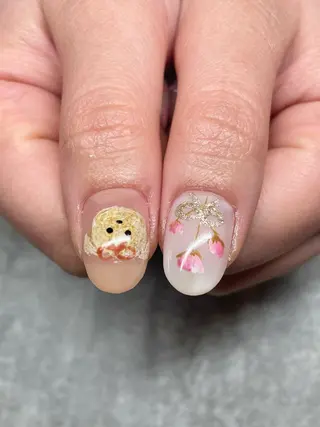 ミディアム LBnail.sae /おえかきネイルのネイルデザイン