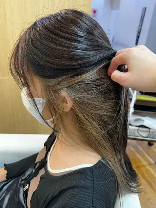 ロング カラー ✂︎HITOMI✂︎ 副店長のヘアスタイル