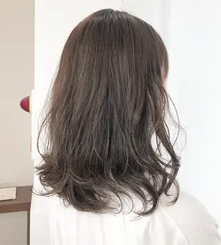 セミロング パーマ sano sayakaのヘアスタイル