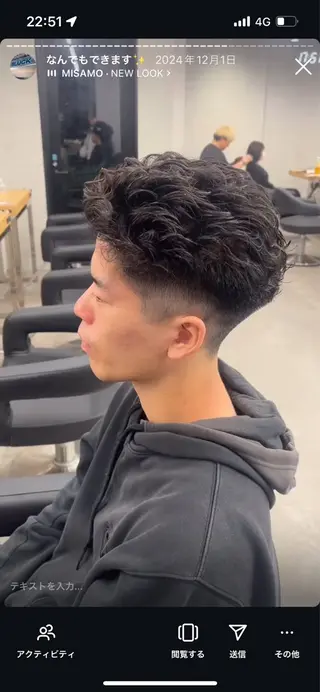 パーマ スペインカールパーマ 特化/しょうま🌟のヘアスタイル