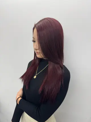 ロング うる艶🫧寒色カラー 💜🦋🫧ミズキのヘアスタイル