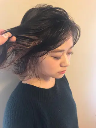 ショート カラー 池袋/透明感カラー 🎀Yuri🎀のヘアスタイル