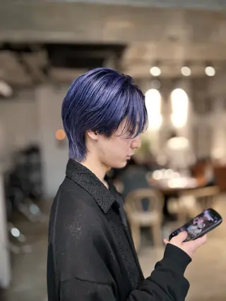 カラー メンズ 高島 悠吾のヘアスタイル