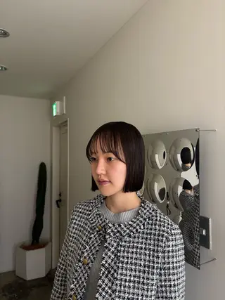ミディアム ヒメカ/髪質改善/ レイヤー/大阪のヘアスタイル