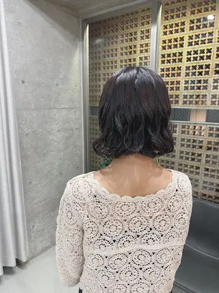 パーマ ボブパーマコテ巻き風 パーマNo1深江秀平のヘアスタイル