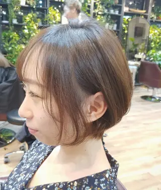 ショート パーマ ヘアアレンジ カラー 6月オープン♪豊見城 Lodattu✁清水のヘアスタイル